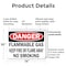 Signmission Flammable Gas Danger Sign, Plastic, 14in W x 10in L, 2PK OS-2PACK-DS-P-1014-L-19366 - alternate 8